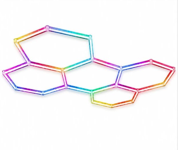 LUZ LED HEXAGONAL PIXEL RGB 72W